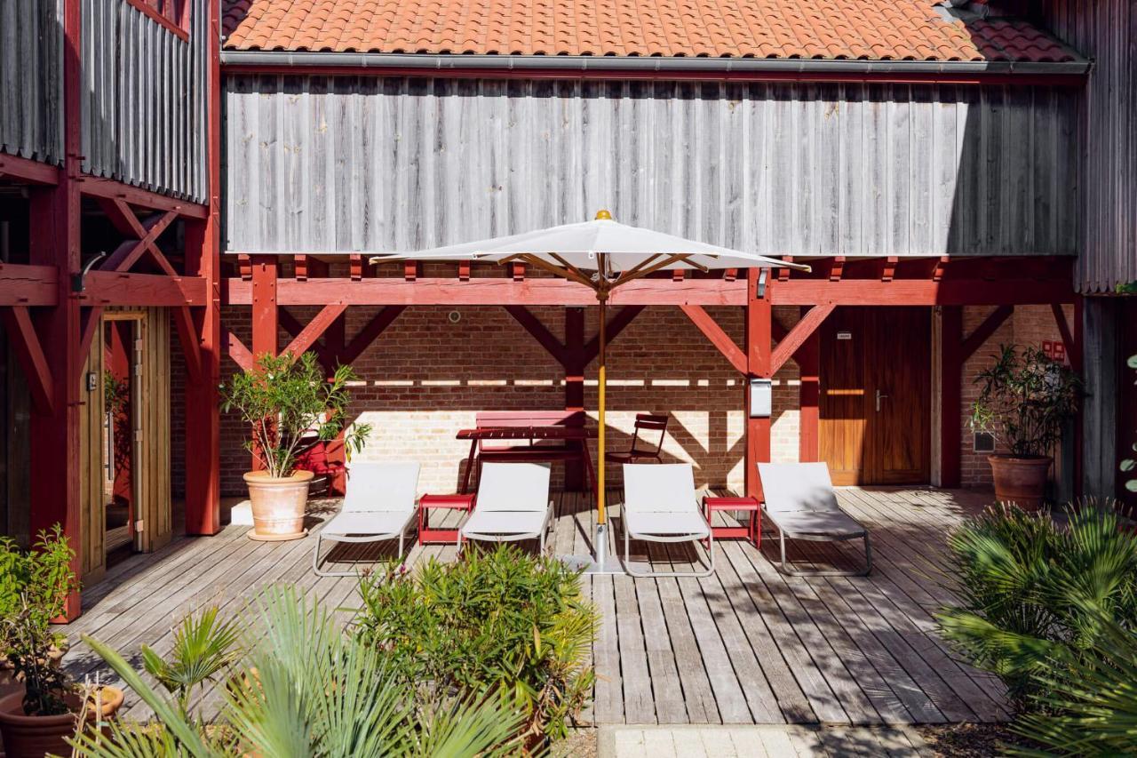 Hotel De La Plage Contis-les-Bains Exterior foto