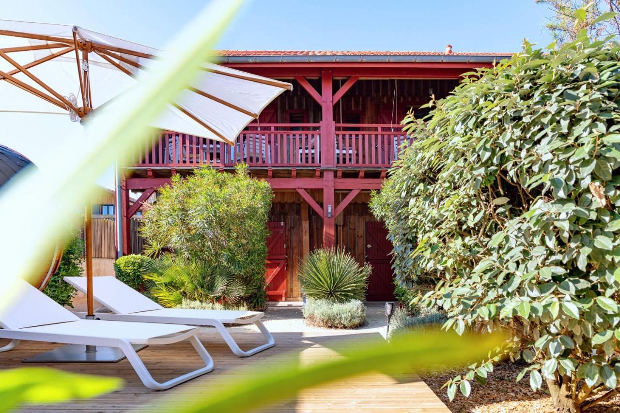 Hotel De La Plage Contis-les-Bains Exterior foto