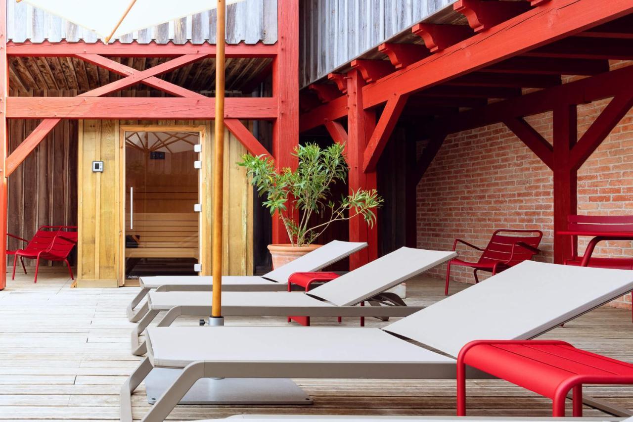 Hotel De La Plage Contis-les-Bains Exterior foto
